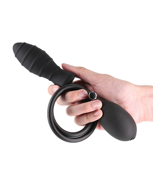 Thumbnail for Renegade Inflataplay Inflatable Anal Plug - Black