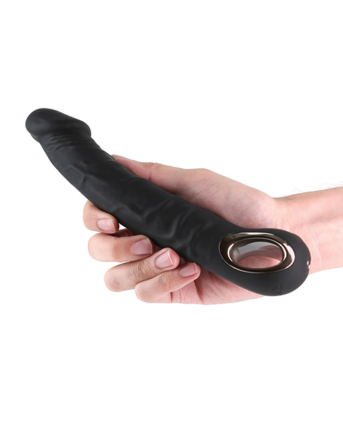Thumbnail for Renegade Rimmer Vibrating Dong w/Handle - Black