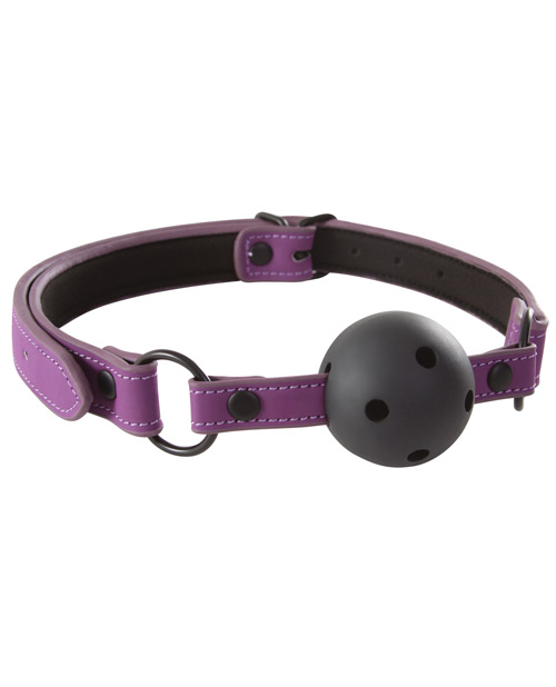 Thumbnail for Lust Bondage Ball Gag - Purple