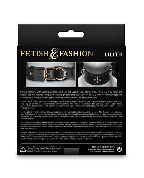 Thumbnail for Fetish &amp; Fashion Lilith Collar - Black
