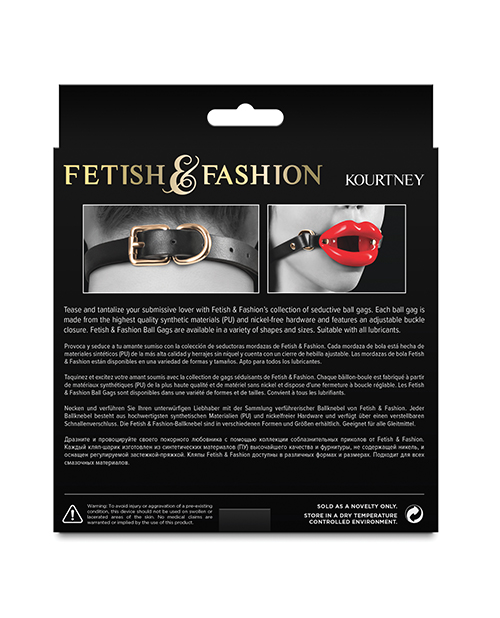 Thumbnail for Fetish &amp; Fashion Kourtney Gag - Black/Red