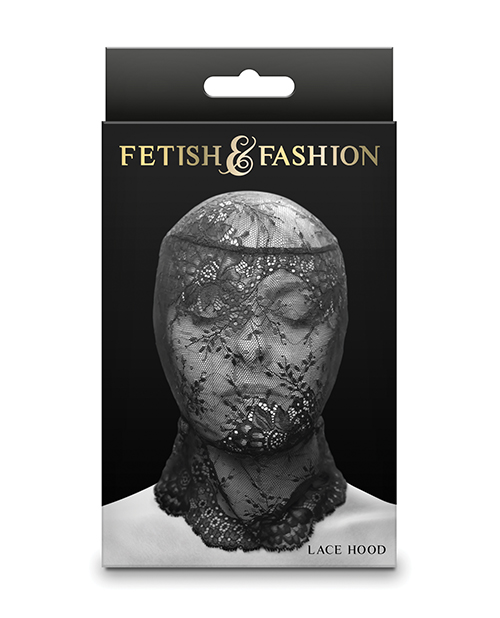 Thumbnail for Fetish &amp; Fashion Lace Hood - Black