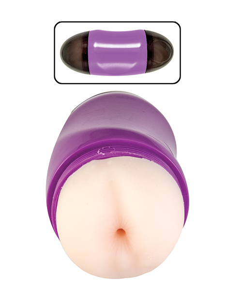 Thumbnail for Delite Two Ways Vagina &amp; Ass Masturbator - White