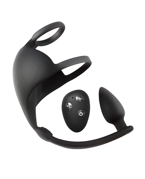 Thumbnail for Magic Scrotum Massager Plus w/Remote Control - Black