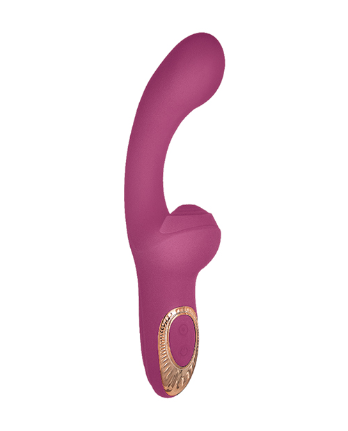 Thumbnail for Blaze Heat Up Thumper Massager - Eggplant