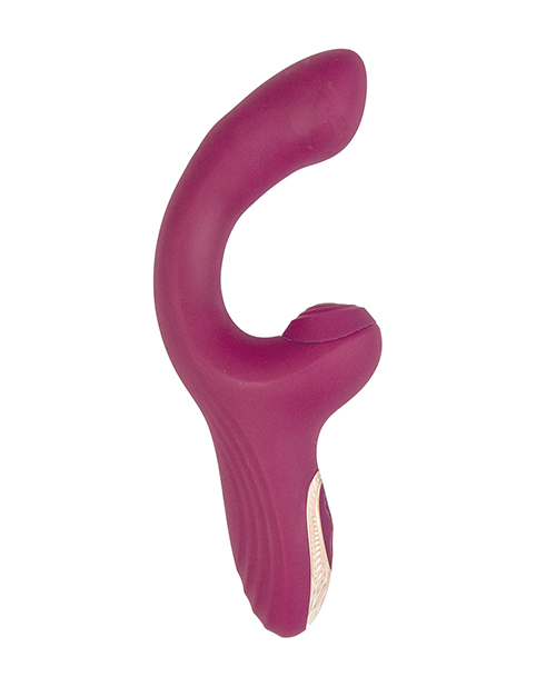 Thumbnail for Blaze Heat Up Thumper Massager - Eggplant