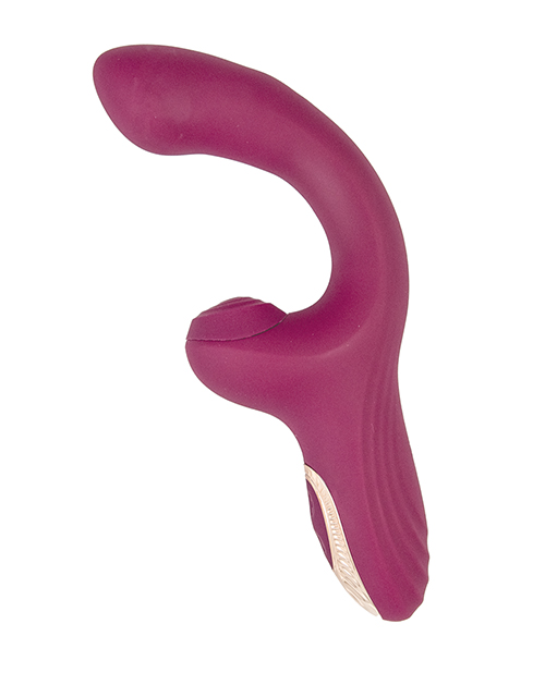 Thumbnail for Blaze Heat Up Thumper Massager - Eggplant