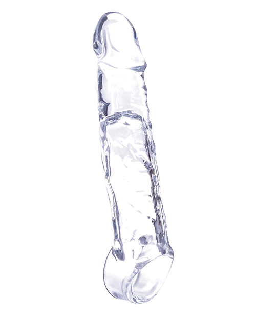 Thumbnail for Magic 6.5&quot; Penis Extender &amp; Ball Strap - Clear