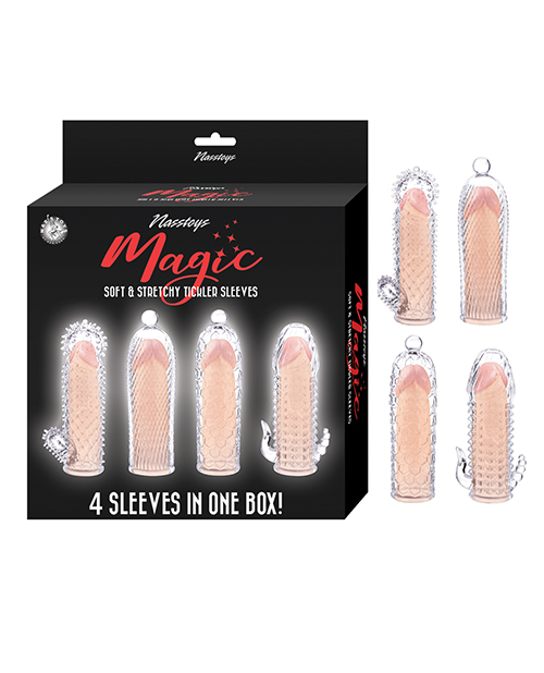 Magic Soft &amp; Stretchy Tickler Sleeves - Clear