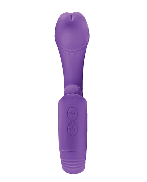 Thumbnail for The Beat Dual Pleasure G-Spot Vibrator - Purple