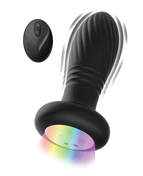 Thumbnail for Atomic Thrusting Light-Up Twister Plug w/Remote Control - Black