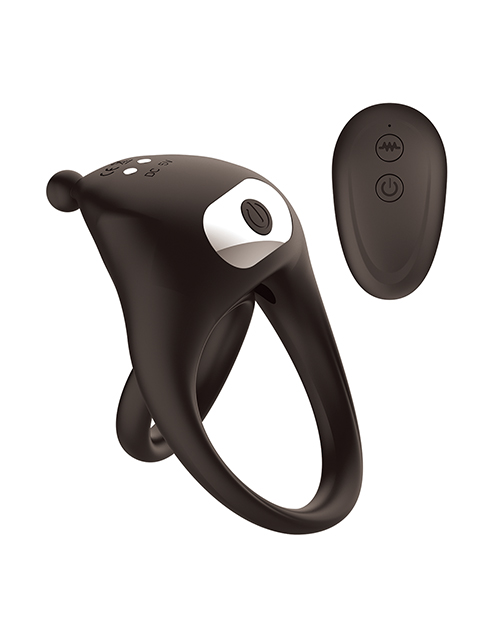 Thumbnail for Cockpower Remote Control Pleasure Ring - Black