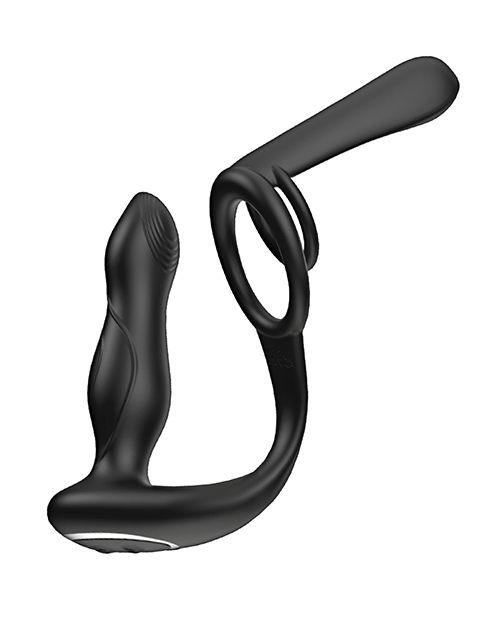 Thumbnail for Enhancer Vibro Plug &amp; Penis Sheath - Black