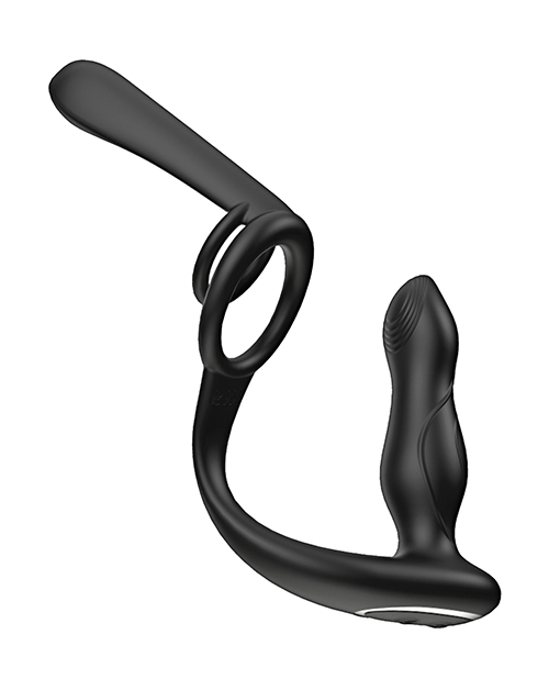 Thumbnail for Enhancer Vibro Plug &amp; Penis Sheath - Black