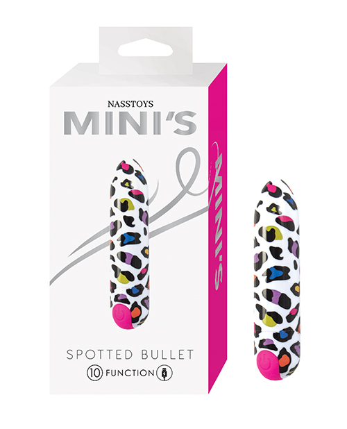Nasstoys Mini&apos;s Spotted Bullet - White