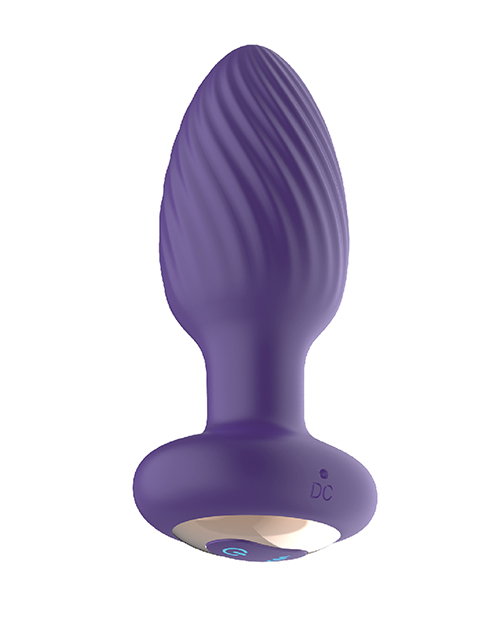 Thumbnail for The Royale Rotating Anal Plug - Purple