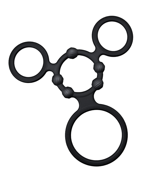 Thumbnail for Enhancer Quad Cock Ring - Black