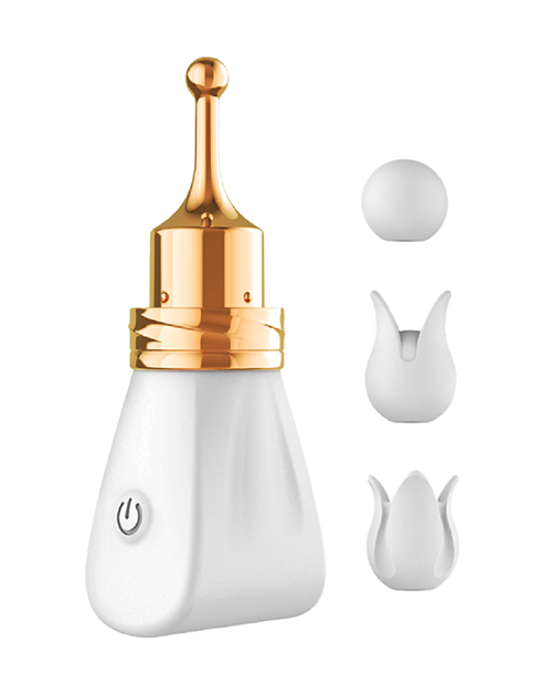 Thumbnail for Gold Glam Tri-Tip Vibe - White