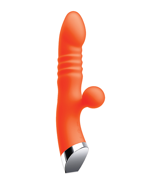Thumbnail for Nasstoys Intruder Thrusting Pleasure Vibe - Tangerine