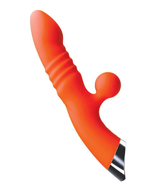 Thumbnail for Nasstoys Intruder Thrusting Pleasure Vibe - Tangerine