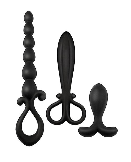 Thumbnail for Nasstoys Trio Deluxe Anal Exploration Kit - Black