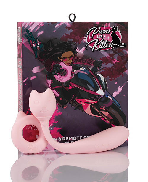 Thumbnail for Natalie's Toy Box Purrs Like A Kitten App &amp; Remote Controlled Pleasure Kit - Pink