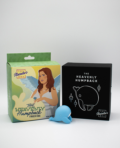 Thumbnail for Natalie&apos;s Toy Box Heavenly Humpback Finger Vibe - Blue