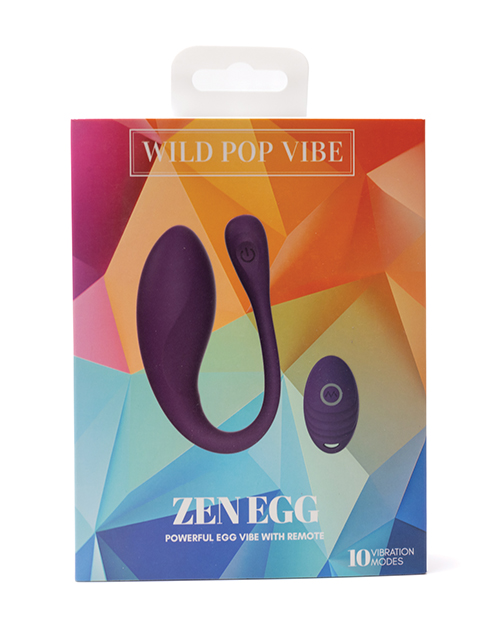 Thumbnail for Wild Pop Vibe Zen Egg w/Remote - Purple