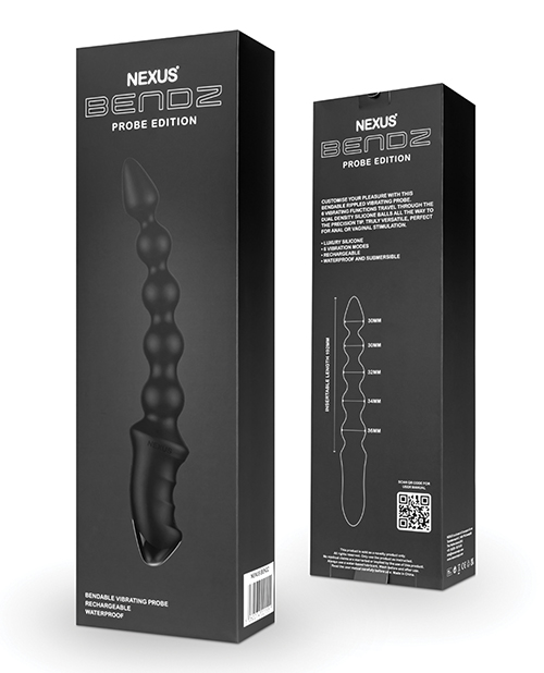Thumbnail for Nexus Bendz Bendable Vibrating Probe - Black