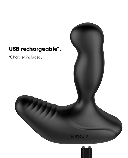 Thumbnail for Nexus Revo Stealth App Enabled Rotating &amp; Vibrating Prostate Massager - Black