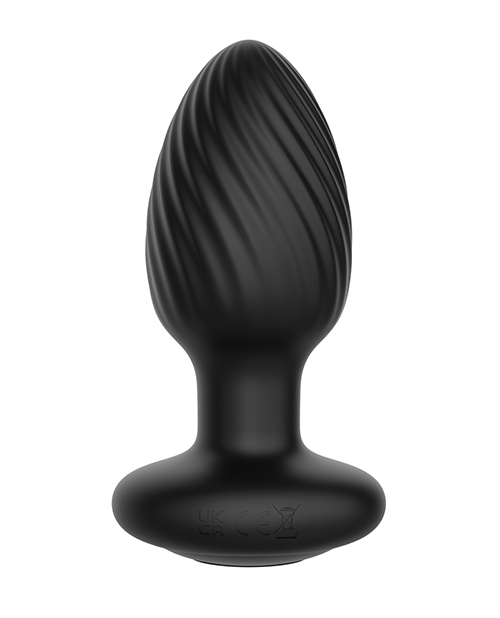 Thumbnail for Nexus Tornado Rotating & Vibrating Large Butt Plug w/Remote - Black