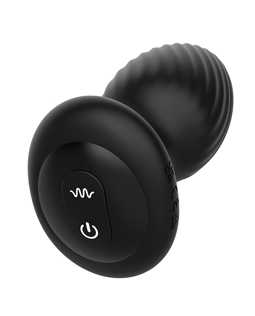 Thumbnail for Nexus Tornado Rotating & Vibrating Large Butt Plug w/Remote - Black