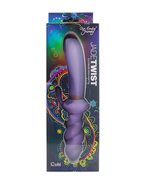 Thumbnail for Cristal Jade Twist Glass Rabbit