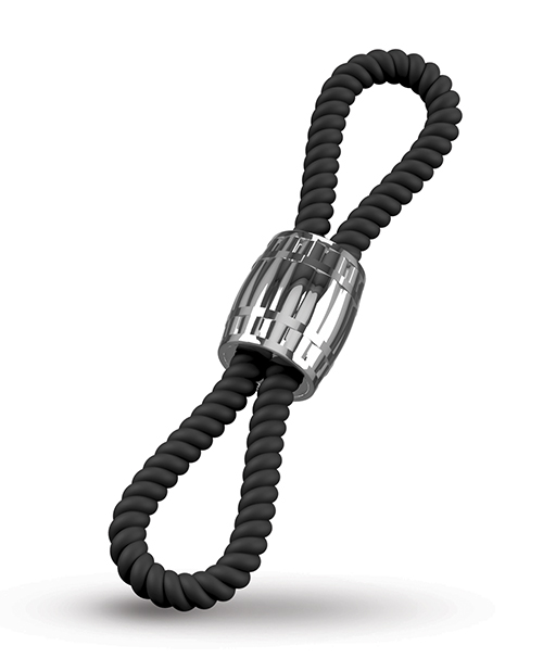 Thumbnail for Rebel Two Loop Heavy Rope Cock Lasso - Black