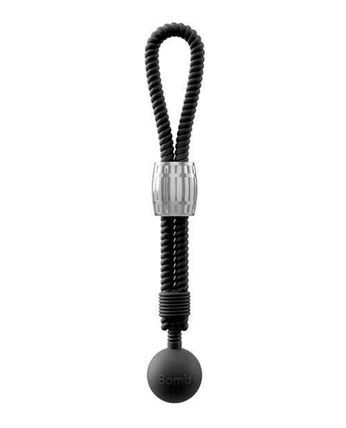 Thumbnail for Rebel Heavy Rope Cock Lasso w/Ball - Black