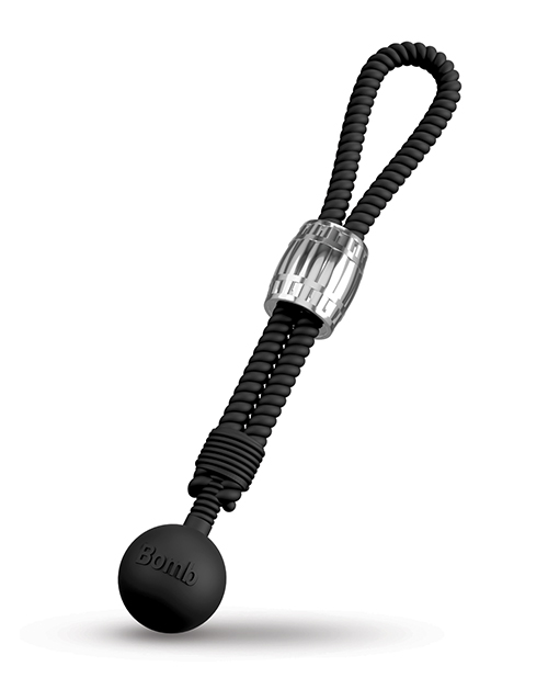 Thumbnail for Rebel Heavy Rope Cock Lasso w/Ball - Black