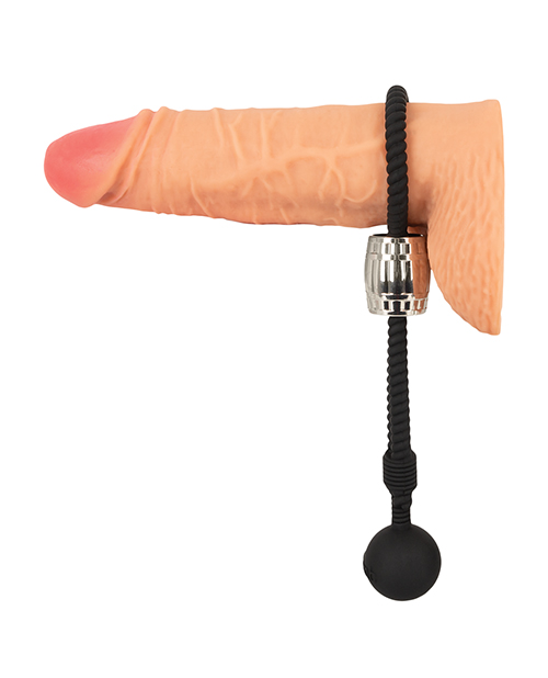 Thumbnail for Rebel Heavy Rope Cock Lasso w/Ball - Black