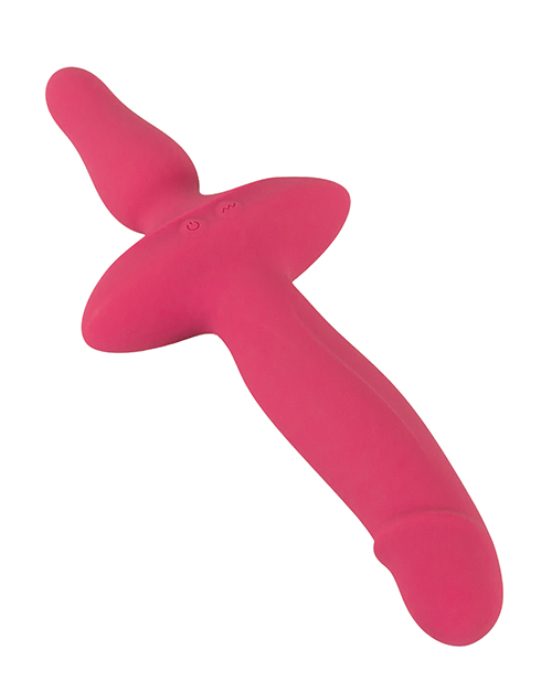 Thumbnail for Couples Choice 2in1 Vaginal & Anal Vibrator - Pink