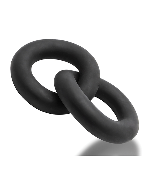 Thumbnail for Oxballs Shackle Double Link&apos;d Cock &amp; Ball Rings - Special Edition Night