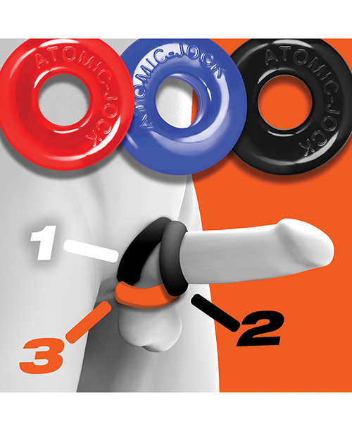 Thumbnail for Oxballs Ringer Donut 1 - Multicolored Pack of 3