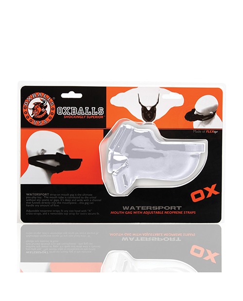 Thumbnail for Oxballs Watersport Strap on Gag - White