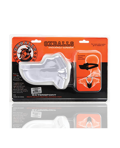 Thumbnail for Oxballs Watersport Strap on Gag - White