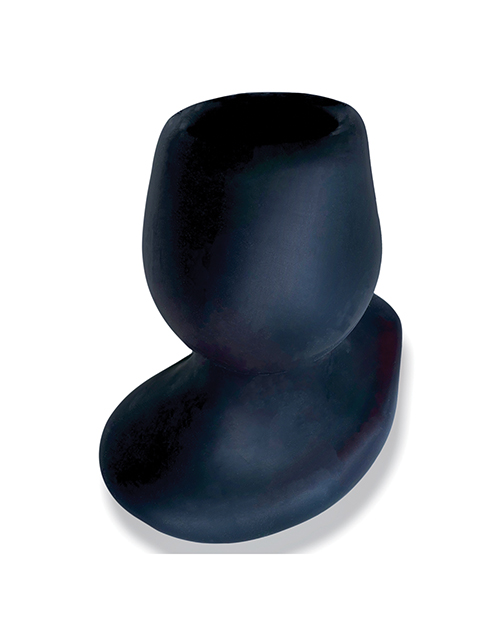 Thumbnail for Oxballs Morphhole 1 Gaper Plug Small - Black Ice