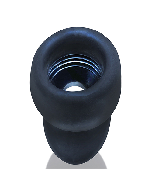 Thumbnail for Oxballs Morphhole 1 Gaper Plug Small - Black Ice