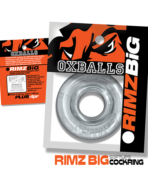 Thumbnail for Oxballs Rimz Big Single Ring - Clear
