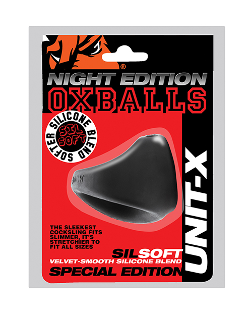 Thumbnail for Oxballs Unit-X Stretchy &amp; Slimmer Fit Cock Sling - Special Edition Black