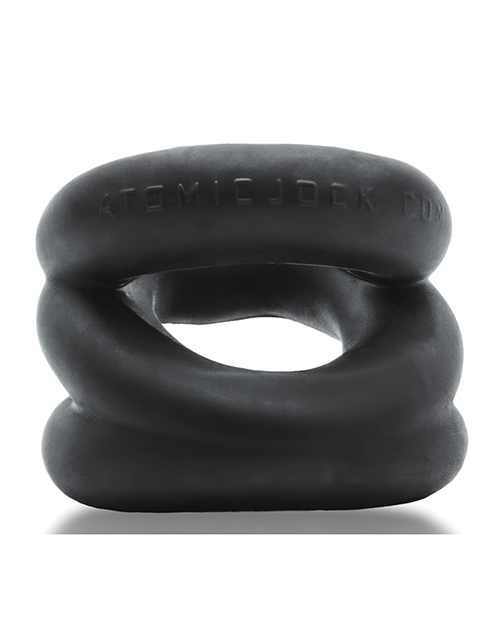 Thumbnail for Oxballs Z-Balls Zig Zag Cock Ring &amp; Ball Stretcher - Special Edition Night