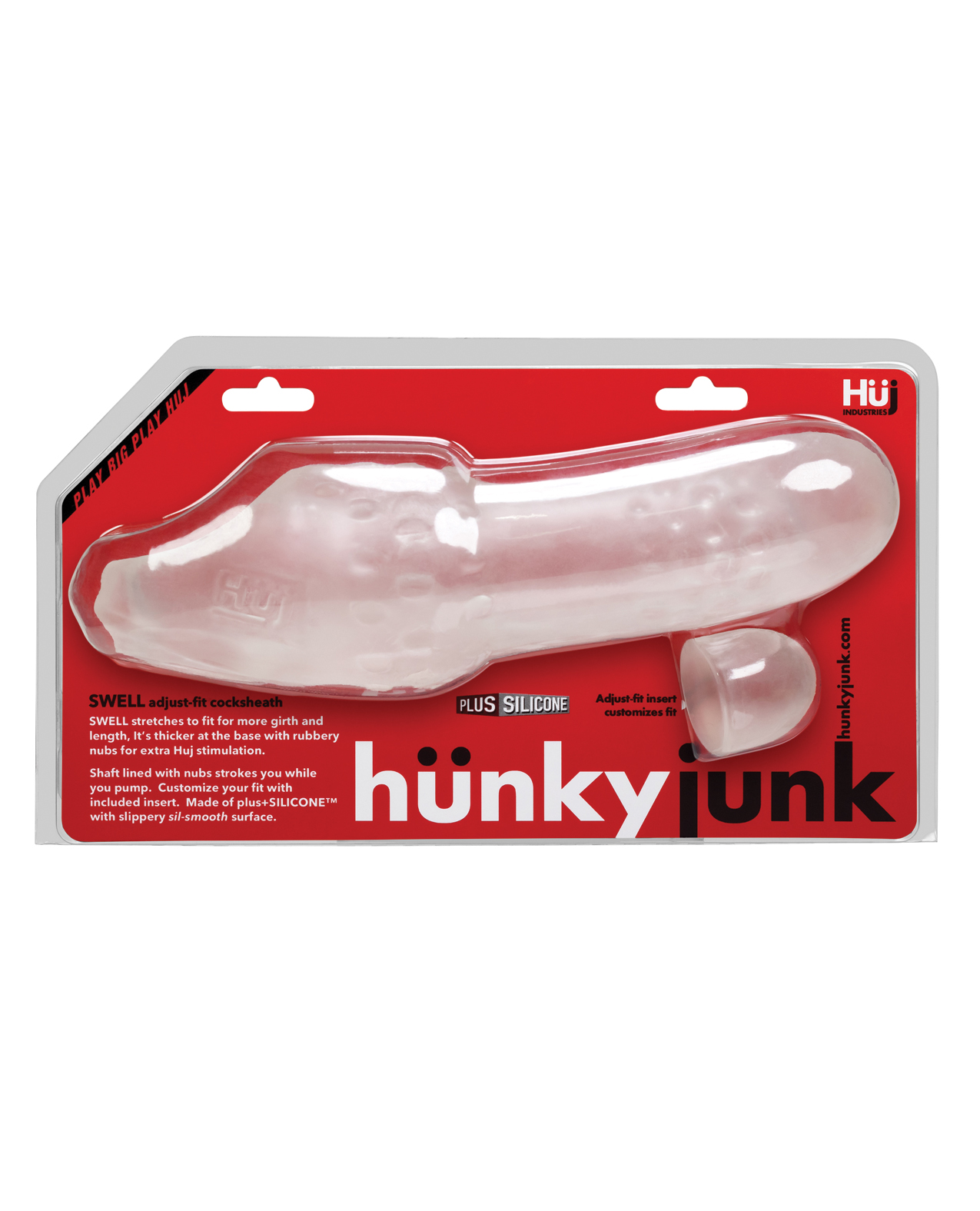 Thumbnail for Hunky Junk Swell Adjust Fit Cocksheath - Ice
