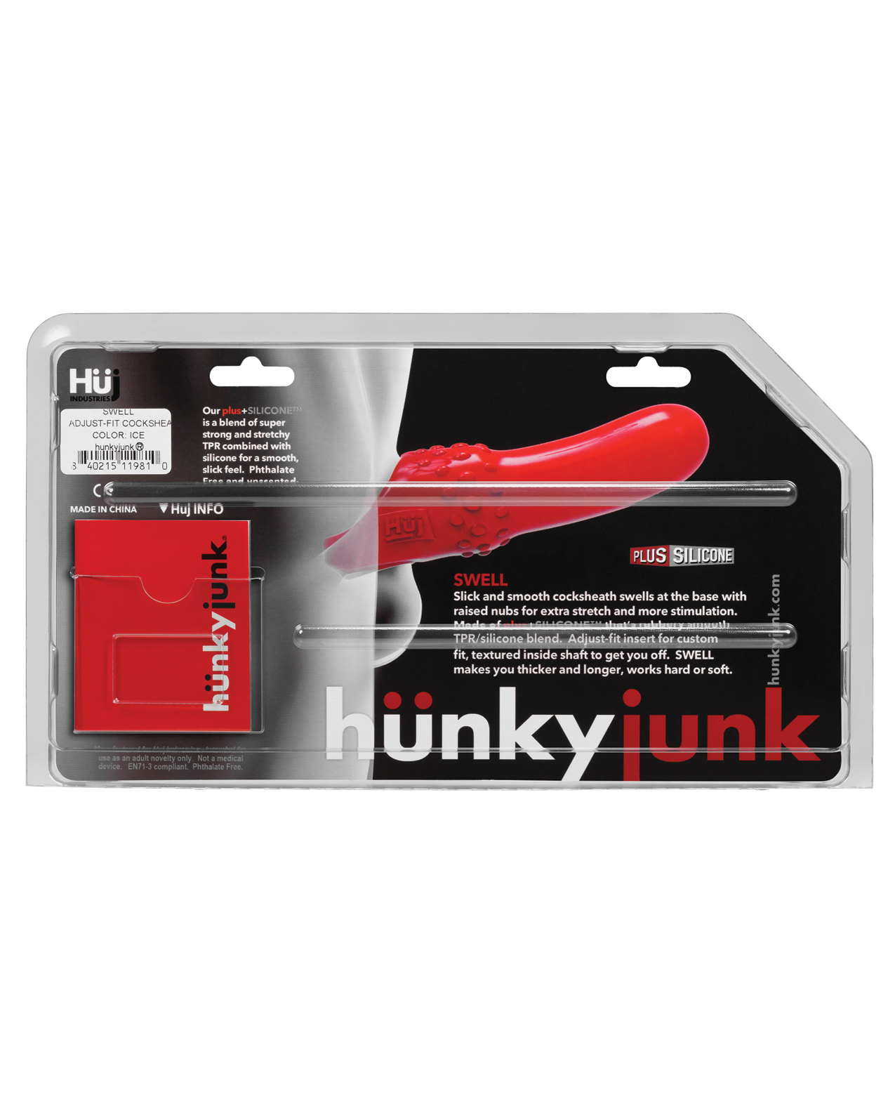 Thumbnail for Hunky Junk Swell Adjust Fit Cocksheath - Ice