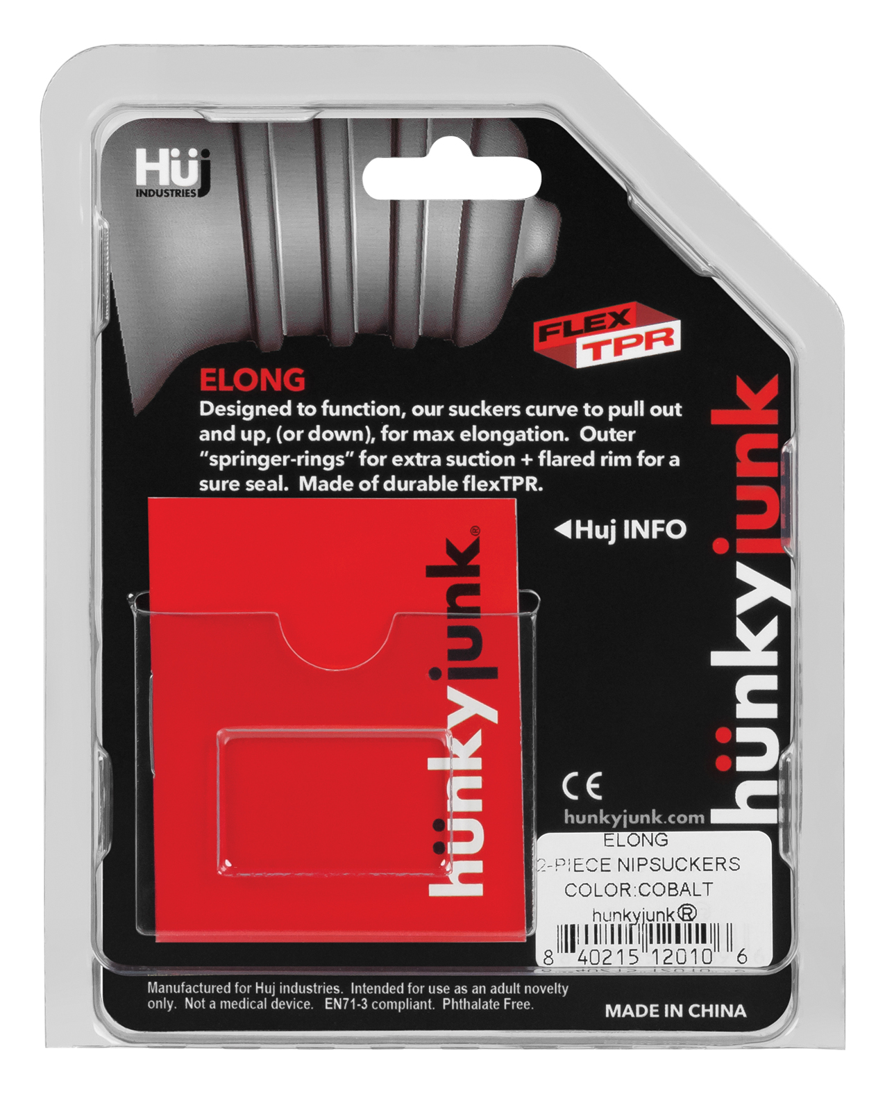 Thumbnail for Hunky Junk Elong Nipsuckers - Cobalt